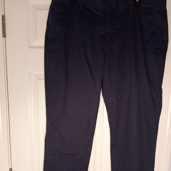English Laundry Stretch Pants 38x30 Asphalt Grey Office Casual 5 Zipper Pockets. - Picture 1 of 8
